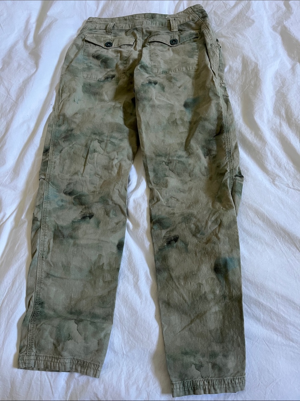Anthropology the wanderer cargo pastel green painter artist pants - Picture 8 of 9